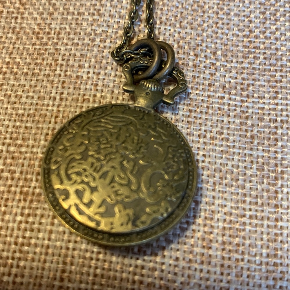 Real vintage watch Gears Necklace - Picture 4 of 7